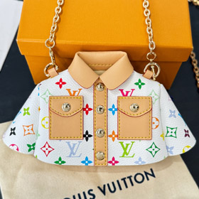 Louis Vuitton LV Mini Clothes Crossbody Bag Earphone Bag Red Packet-0139